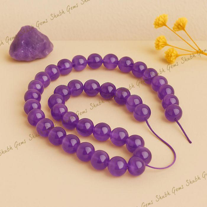 amethyst bead strand