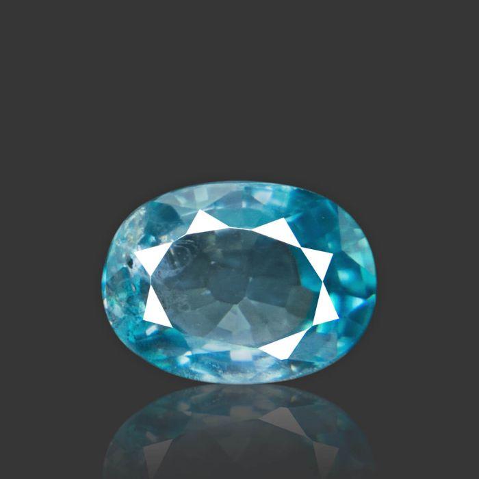 Blue zircon